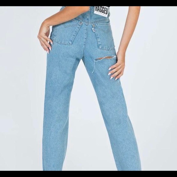 Ragged Priest Butt Rip Jeans from Princess Polly, New with Tags - Picture 2 of 4